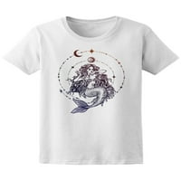 Lijepa sirena djevojka zvijezda mjesec majica - majica -image by shutterstock, muško 4x-velika