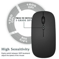 Bluetooth punjivi miš za Dell Inspiron Home & Laptop Bluetooth bežični miš dizajniran za laptop MAC