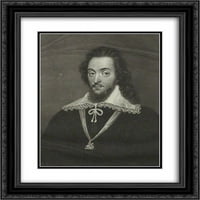 Charles Turner matted crni ukras uokvirene umjetnosti 'George Clifford, 3. erl Cumberland'