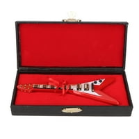 Minijaturni električni model gitare, osjetljiv ukras Mini gitarski model sa štandom za dom