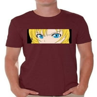 Japanska djevojka majica za muškarce Smiješne anime muške majice Nerd Novelty majica Kawaii Cosplay geek pokloni