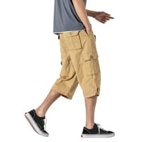 CLLIOS muške teretne pantalone plus veličina više džepova Hlače Radne vojne hlače Klasične putničke teretne hlače
