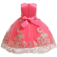 Tking modne djevojke za djevojke Pageant čipke za vez haljine za mališana Formalna haljina princeze