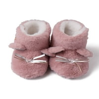 Harsuny Little Kids Walk Težina Tople papuče Povucite na kućnim cipelama Zimska udobna plišana ružičasta