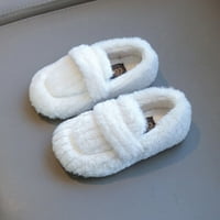 Leey-World Toddler Cipele Modne zimske djece dječake i djevojke pamučne cipele ravne dno plišane toplo klizanje na djevojčicama čizmama