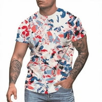 Muška majica Ljetni odmor Turizam Plaža Moda Trendy Leisure Multicolor Gradient Ispis Majica kratkih rukava Odjeća za slobodno vrijeme