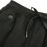 Uorcsa Comfy Verse Svetile duge Ležerne prilike Soft Soft Soft Solid Solid Ženske hlače Crne