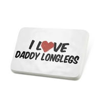 Porcelein PIN I Love Daddy Longelegs Lapel značka - Neonblond