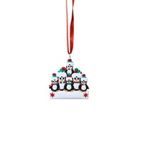 Guvpev Božićni PVC ukrasi za božićne stablo sa imenom zapisane navezeći privjesak Perfect Božićni ukrasi