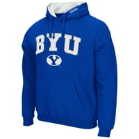 Muški Colosseum Royal Byu Cougars Arch & logo 3. Pulover Hoodie