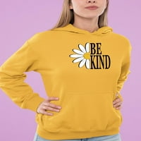 Budite ljubazni daisy hoodie žene -image by shutterstock, ženski medij