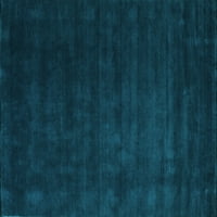Ahgly Company Zatvoreni pravokutnik Sažetak svijetlo plava suvremena prostirke, 5 '7'