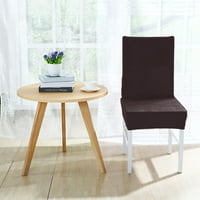PICCOCASA plišana stolica za prekrivanje prekrivača lako se prati, boja kafe