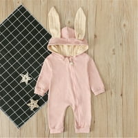 Novorođenče Dječak Dječak DIJELOVI Uskršnji zečji zečje odijelo Slatka kapuljača za romper