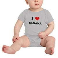 Heart Banana Love Food Funny Baby skače u novorođenoj odjeći
