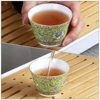 Keramički čaj čaja Teacup porculan cvjetni uzorak čaša za čaj za čaj izvrsnog čaša