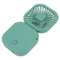 Prijenosni sklopivi ventilator, USB pogonski stupnjeva rotacija punjiva razina vjetra ručna ručna manja ventilator za spavanje za domaću ružičastu, zelenu