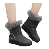 Zimske čizme za zimske tople čizme za žene čizme za snijeg čizme za gležnjeve tople cipele cipele