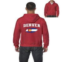 - Muška dukserica pulover punog zip - Denver