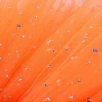 Frehsky haljine za žene Žene Zvezdani sekvi suktni suknje sa LED malom sijalicama narančasta