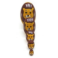 Yebay postavljena jaje Lav gniježđenje lutke drvene figurice matryoshka dječja igračka, gniježđenje lutke lav, lav