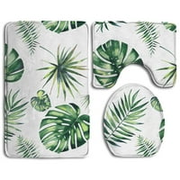 Svijetle prekrasne zelene biljne tropske divne havaske cvjetne ljetne tropske palme u kupaonici rutilice