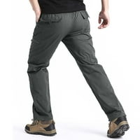 HUNPTA teretni pantalone za muškarce modni casual multi džepni kopč za kopče muške teretne hlače na otvorenom hlače alatne hlače