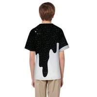 Djevojke 2T Teen Big Kids Girls Boys Ljetna 3D Print Majica Bluza Ležerna odjeća