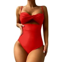 Cuoff bikini ženski kupaći kostimi kupaći kostimi seksi otvoreni remen za koš stragu bez čeličnog nosača