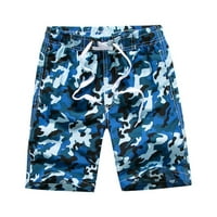 Boy's Camouflage Drawstring Brze suhe kratke hlače Leisure Summer Loase Loather Swim