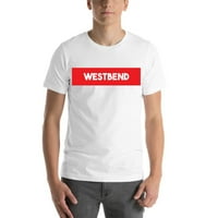 Super crveni blok Westbend kratki pamučna majica kratkih rukava po nedefiniranim poklonima
