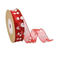 Kancelarijski materijal Ljubavna štampa Pređa Svileni poklon zamotavanje konop za valentinovo crvena