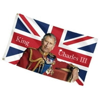 Poliester za zastavu kralj Charles Succession Flag za zastavu za zastave i banere