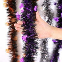 2.8m ukrasa za Noć vještica bundeva lubanja šišmiš Horror Halloween Weart Ribbon Garland Tinsel Rattans Halloween Ornament