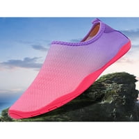 Woobling ženske mens aqua čarape Brzo suhe bosonožne atletike Vodene cipele Yoga plaža Sock Comfort Swim cipela Fitness Casual Pink 7.5