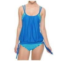 Ženski prugasti remen za spajanje bikini kupaći kostimi kupaći kostim za kupanje