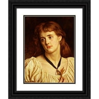 William Holman Hunt Black Ornate uokviren dvostruki matted muzej umjetnosti pod nazivom: tuga