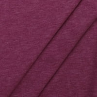 LoyisVidion Ženske bluze Čišćenja Žene Spajanje Stripe kratkih rukava O-izrez T-majica Bluza Theops Rollback Red 8