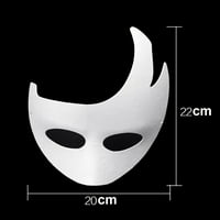 Prazna obojena slikarska maskaražnica Cosplay pulp maska ​​Vrtić DIY isporučuje bež pulp