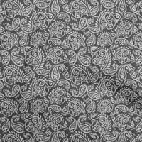 Onuone pamuk poplin siva tkanina azijska batik paisley tkanina za šivanje tiskane ploče od dvorišta