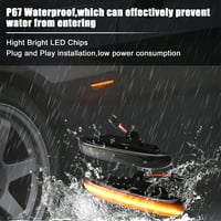 Jedinstveni povoljci par dimljeni objektiv prednji slijeda LED bočna svjetlost marke za BMW E 98- Žuto svjetlo