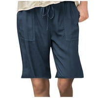 Baycosin kratke hlače za žene plus veličine čvrste nepropusno ošišane pantalone u džepne kombinezone