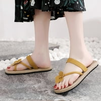 Flip flops za žene djevojke tobojne sandale - Ljeto Dressy Bohemian Travel Ravne sandale slatke ljetne