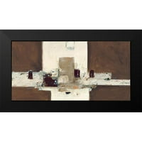 van der Werf, Ron Black Moderni uokvireni muzej Art Print pod nazivom - Abstrakt VIII