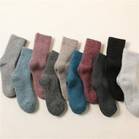 Ženske jesenske i zimske čarape na sredini bedara sa zadebljanjem i grijanjem tople čarape Čarape H jedna veličina