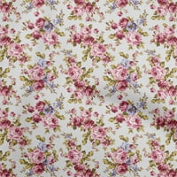 Onuone pamuk poplin lagana ružičasta tkanina cvjetna diy odjeća odvažnu tkaninu ispis tkanina sa dvorištem širom