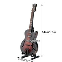 Klasična minijaturna gitarska replika sa modelom instrumenata za postolje i kalupke