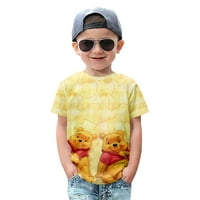 Winnie The Pooh Anime majica 3D Print Unise kratki rukav za muškarce Žene teen, outfit roditelj-dijete
