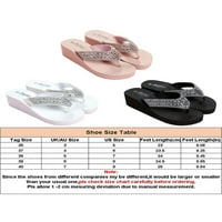 Ymiytan ženske ljetne šljokice protiv klizanja sandale za klizanje u zatvorenim i vanjskim flip-flopsima veličine 8