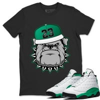 Engleski buldog majica Jordan White Lucky Green Cipea Top - AJ meč Outfit